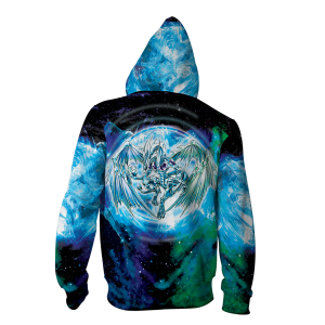 Yu-Gi-Oh! Stardust Dragon 3D Zip Up Hoodie