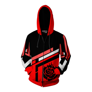 RWBY Ruby Rose Zip Up Hoodie