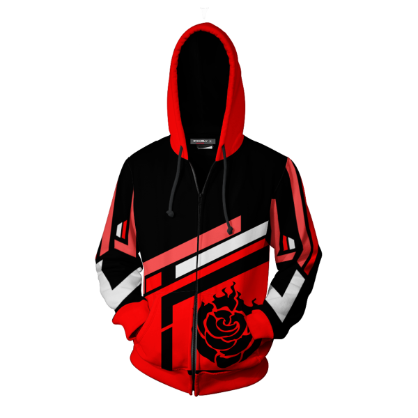 RWBY Ruby Rose Zip Up Hoodie