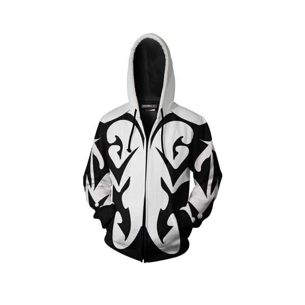 Kingdom Hearts Xemnas Cosplay Zip Up Hoodie Jacket