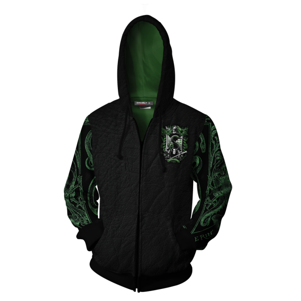 Slytherin Edition Harry Potter Zip Up Hoodie