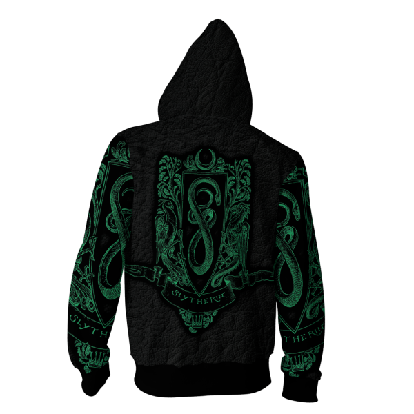 Slytherin Edition Harry Potter Zip Up Hoodie