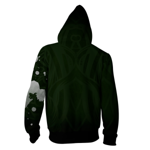 The Slytherin Snake Hogwarts Harry Potter Zip Up Hoodie