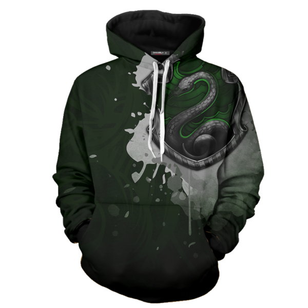 The Slytherin Snake Hogwarts Harry Potter 3D Hoodie