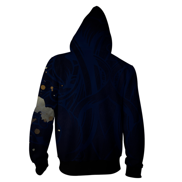 The Ravenclaw Eagle Hogwarts Harry Potter Zip Up Hoodie