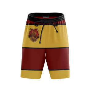 Striped Gryffindor Harry Potter New Beach Short