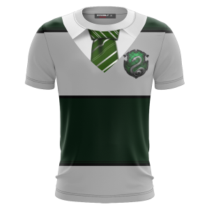 Striped Slytherin Harry Potter New Unisex 3D T-shirt