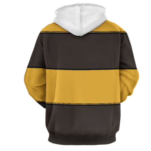 Striped Hufflepuff Harry Potter New 3D Hoodie