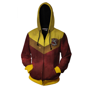 Gryffindor Edition Harry Potter New Zip Up Hoodie