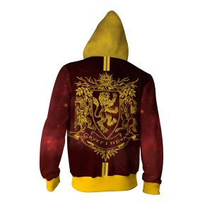 Gryffindor Edition Harry Potter New Zip Up Hoodie