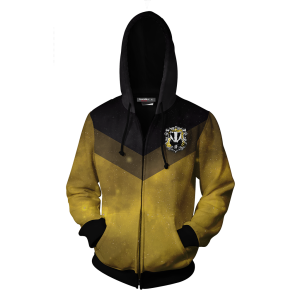 Hufflepuff Edition Harry Potter New Zip Up Hoodie