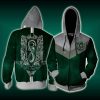 Slytherin Edition Harry Potter New Zip Up Hoodie