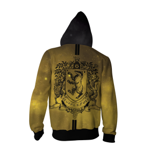 Hufflepuff Edition Harry Potter New Zip Up Hoodie