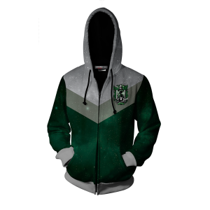 Slytherin Edition Harry Potter New Zip Up Hoodie