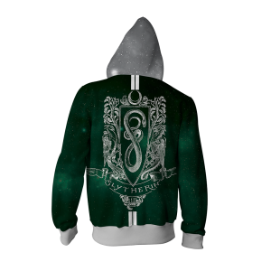 Slytherin Edition Harry Potter New Zip Up Hoodie