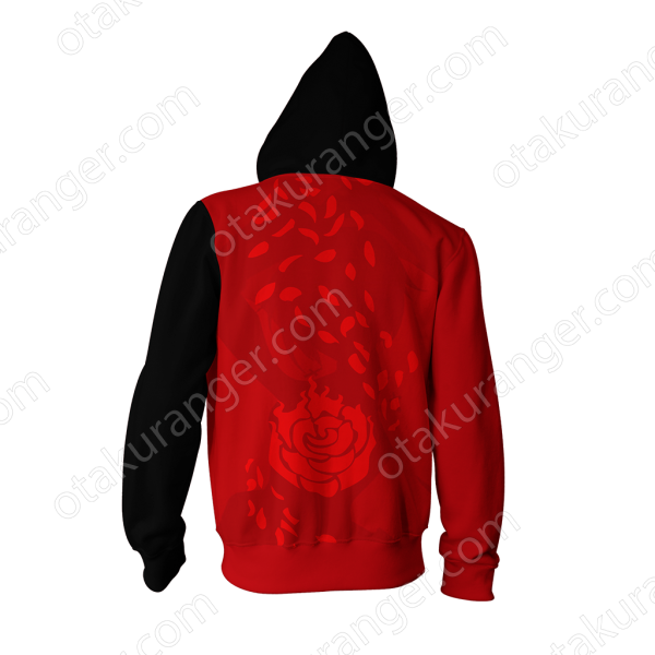 RWBY Ruby Rose Zip Up Hoodie