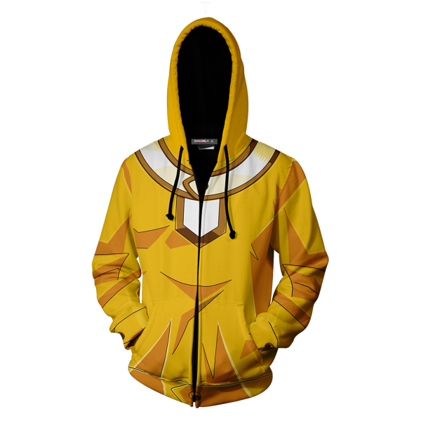 Yu-Gi-Oh! Ra Yellow Male Cosplay Zip Up Hoodie Jacket