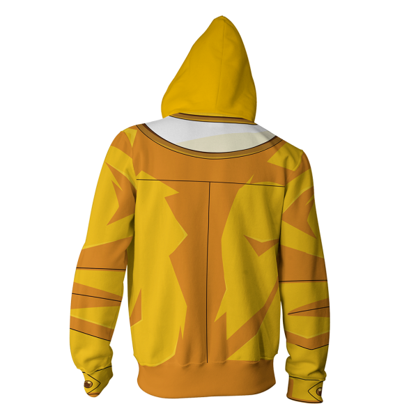 Yu-Gi-Oh! Ra Yellow Male Cosplay Zip Up Hoodie Jacket