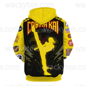 The Karate Kid Cobra Kai Logo 3D Hoodie