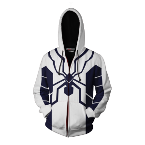 Future Foundation Spider-Man Suit Zip Up Hoodie Jacket