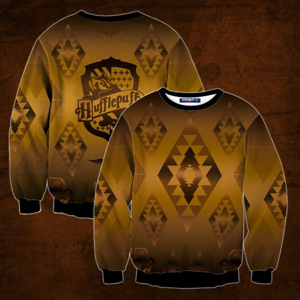 Hogwart Proud To Be A Hufflepuff Harry Potter 3D Sweater