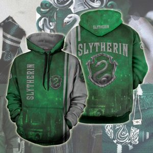 The Hogwarts Castle Slytherin Harry Potter 3D Hoodie