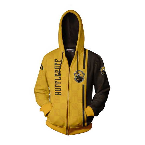 Proud To Be A Hufflepuff Zip Up Hoodie