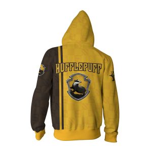 Proud To Be A Hufflepuff Zip Up Hoodie