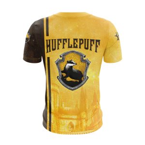 The Hogwarts Castle Hufflepuff Harry Potter Unisex 3D T-shirt