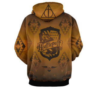 Hogwart Proud To Be A Hufflepuff Harry Potter 3D Hoodie