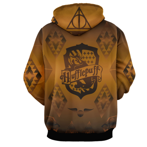 Hogwart Proud To Be A Hufflepuff Harry Potter 3D Hoodie