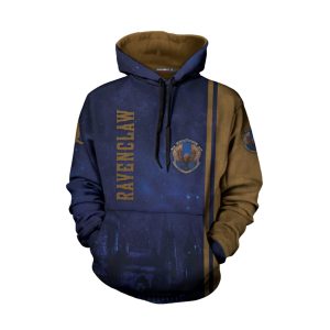 The Hogwarts Castle Ravenclaw Harry Potter 3D Hoodie