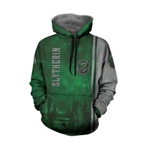 The Hogwarts Castle Slytherin Harry Potter 3D Hoodie