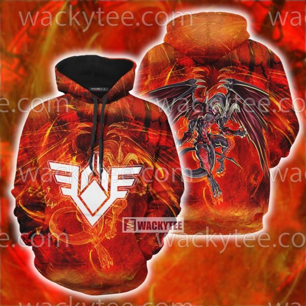 Yu-Gi-Oh! Red Dragon Archfiend 3D Hoodie