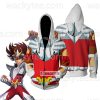 Pegasus Seiya Cosplay Zip Up Hoodie Jacket