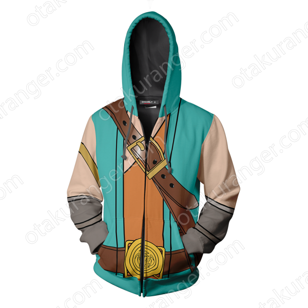 Hero (Dragon Quest VI) Cosplay Zip Up Hoodie Jacket