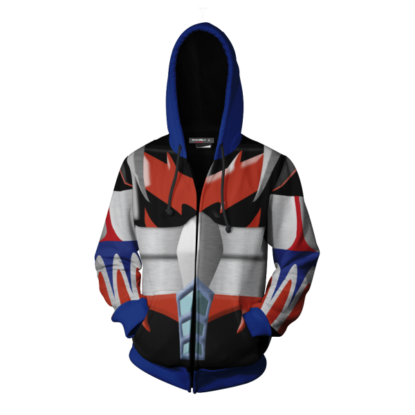 UFO Robot Grendizer Cosplay Zip Up Hoodie Jacket