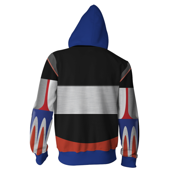 UFO Robot Grendizer Cosplay Zip Up Hoodie Jacket