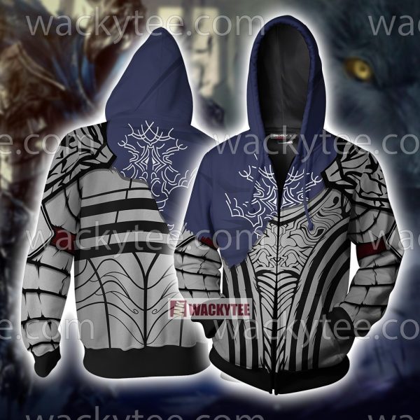 Dark Souls Knight Artorias Cosplay Zip Up Hoodie Jacket