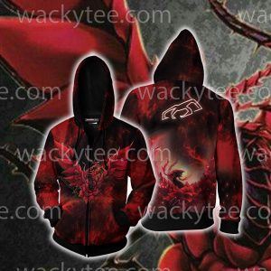 Yu-Gi-Oh! Black Rose Dragon Cosplay Zip Up Hoodie Jacket