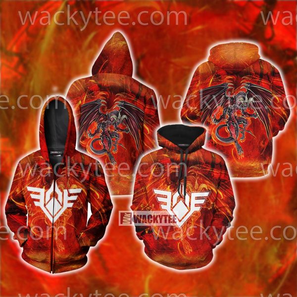 Yu-Gi-Oh! Red Dragon Archfiend Zip Up Hoodie