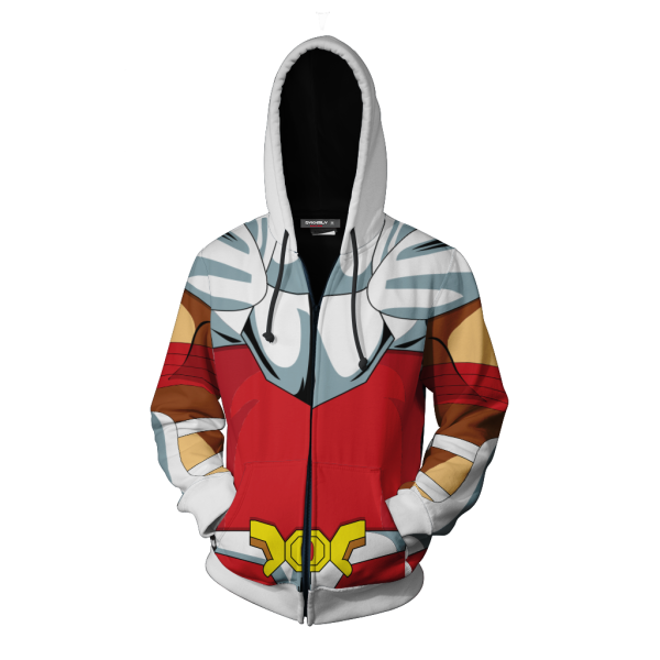 Pegasus Seiya Cosplay Zip Up Hoodie Jacket