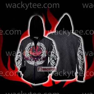 Tengen Toppa Gurren Lagann Logo Zip Up Hoodie Jacket