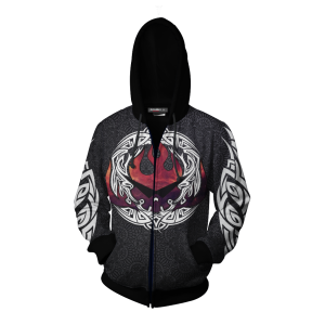 Tengen Toppa Gurren Lagann Logo Zip Up Hoodie Jacket