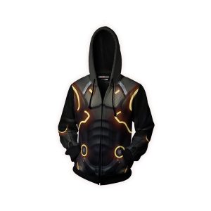 Fortnite Omega Cosplay Zip Up Hoodie Jacket