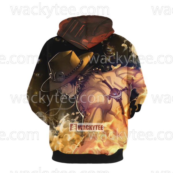 One Piece Portgas D. Ace 3D Hoodie