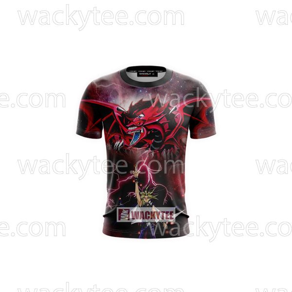 Yu Gi Oh! Yami Yugi And Slifer The Sky Dragon 3D T-shirt