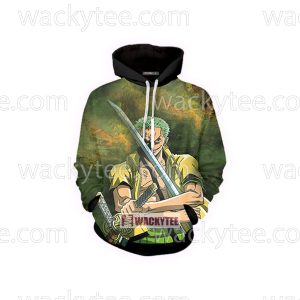 One Piece Roronoa Zoro 3D Hoodie