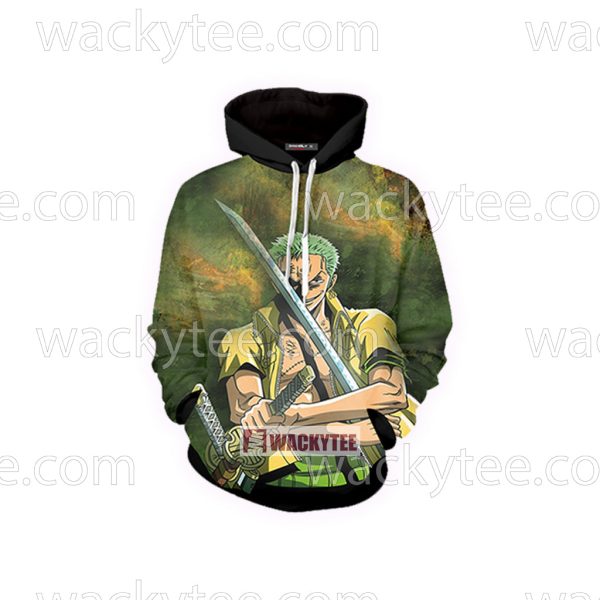 One Piece Roronoa Zoro 3D Hoodie