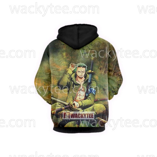 One Piece Roronoa Zoro 3D Hoodie